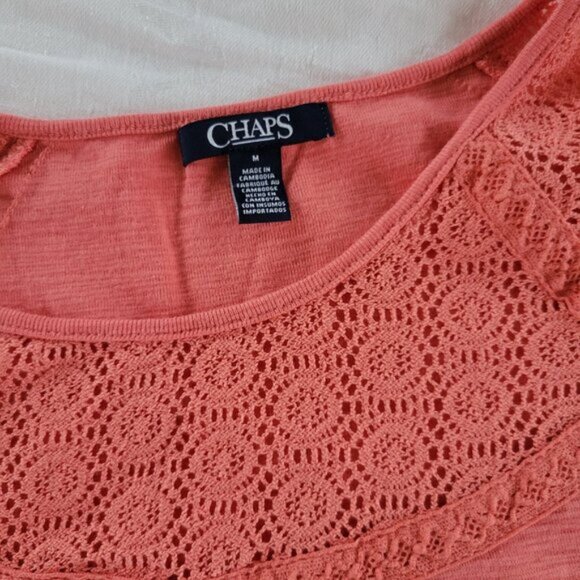 Women's Medium Tops LOT of 4 Chaps Buchman Knox Rose Gently used bundle - Picture 12 of 16